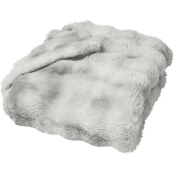 Plaider - Inomhusmjukhet - MOUNTY - Polyester - 180 x 220 cm - Grå