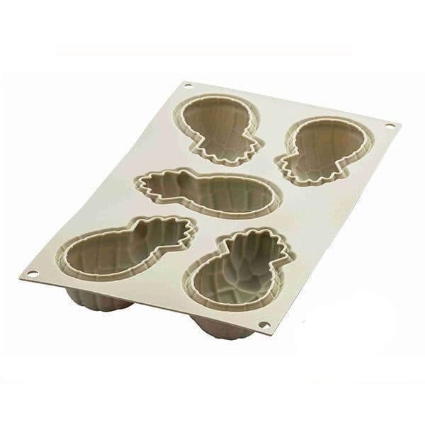 Siliconform - SILIKOMART - Mini Ananas 3D - 5x105 ml - Platinum silikon LSR - -60°C/+230°C