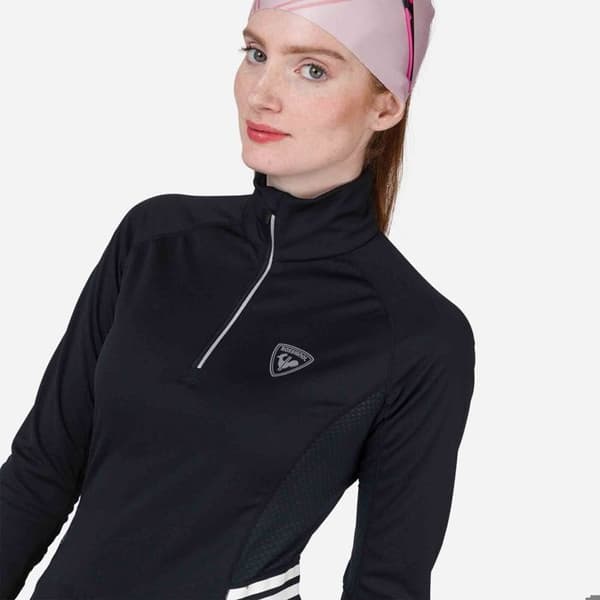 Damsouspull 1/2 zip Rossignol Poursuite