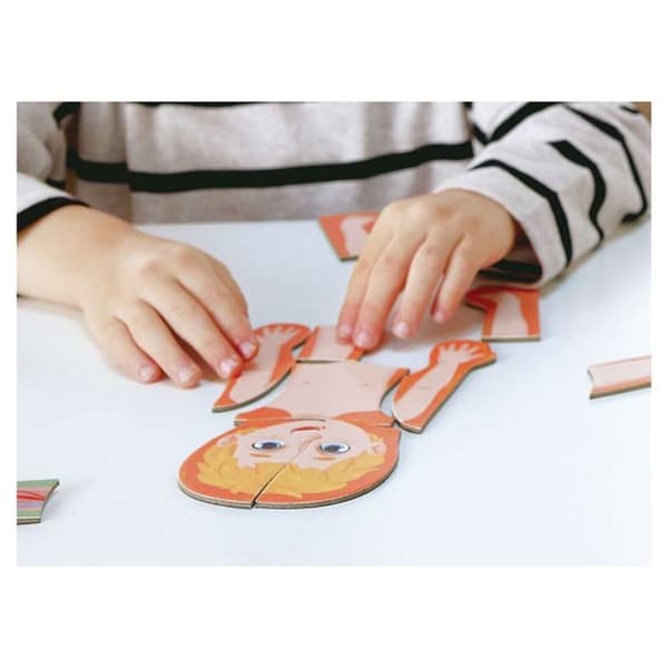 Magnetisk pussel - sätt ihop människokroppen