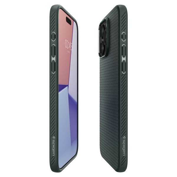 Mobilskal - Spigen - Liquid Air - Grön - TPU - Stötresistent