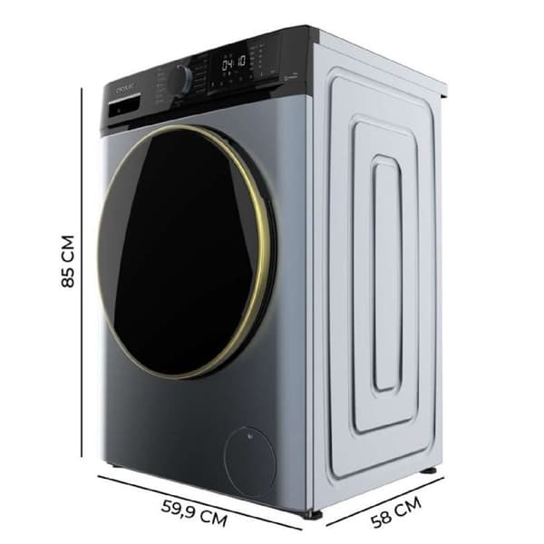 Cecotec Frontmatad tvättmaskin Bolero DressCode 10610 Inverter Ice Blue A