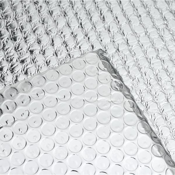 Värmereflector - 0,6x10 m - Aluminium - Silver - Energibesparing
