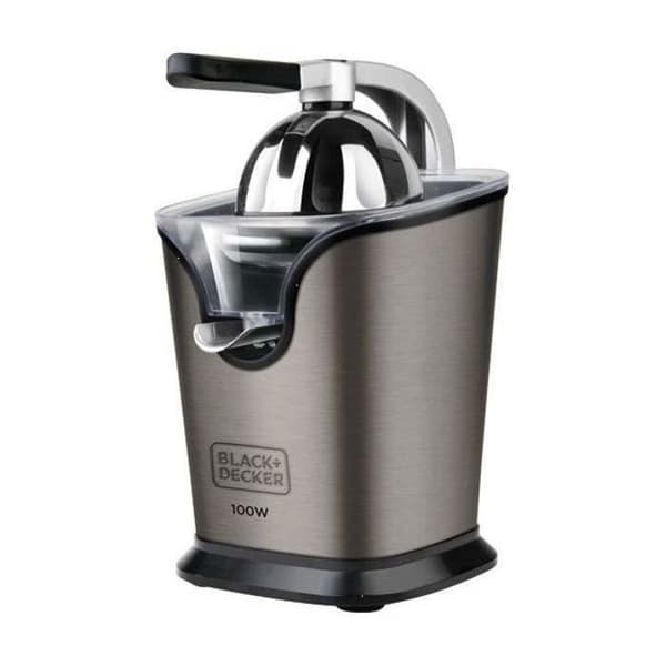 BLACK & DECKER - Citruspress - 2 koner - 100W - grå - BXCJ100E