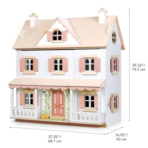 Dockhus - TENDER LEAF - Humming Bird - Beige - 68,7x43x74,5cm - Från 3 år