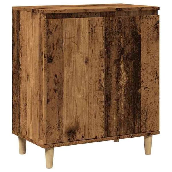 vidaXL Buffet gammalt trä 60x35x70 cm ingeniörsträ 856476