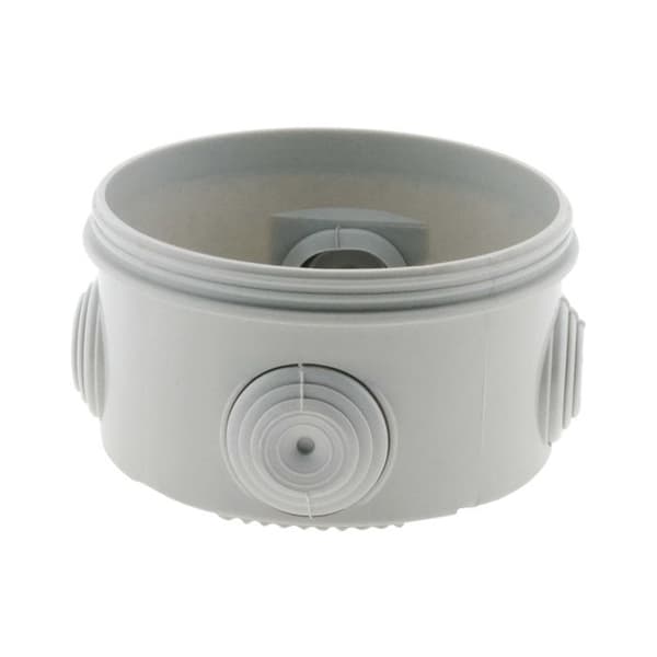 Vattentät låda Ø80x45mm IP55 - Grå - Zenitech