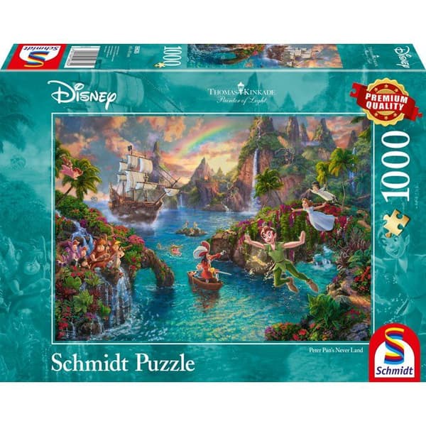Pussel 1000 bitar - SCHMIDT SPIELE - Thomas Kinkade Studios - Disney - Peter Pan - 1000 bitar