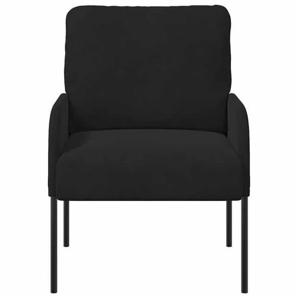 Kuddsoffor 55cm Svart Fanér
