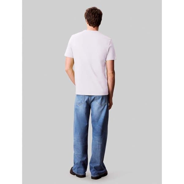 T-shirt Ck Jeans Ss Lisse Bomull Enfärgad