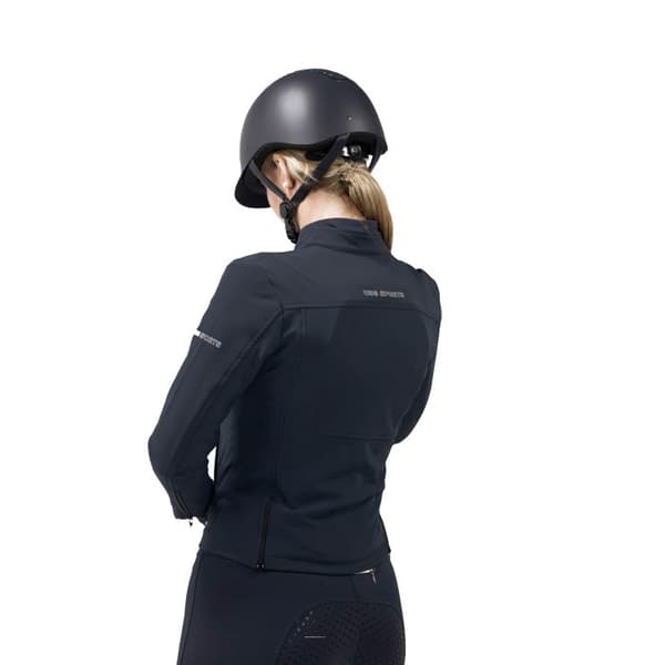 Ridsportjacka dam USG Dynamic - svart