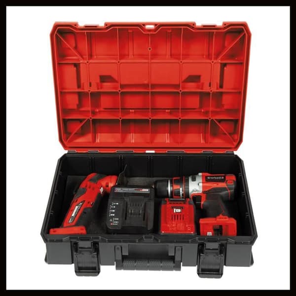 Einhell förvaringslåda E-Case S-F (max 25 kg, för modulär förvaring av känslig utrustning)