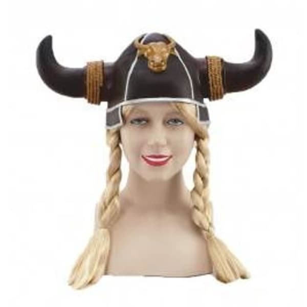 Vikinghjälm - Blonda Lockar. - BH210