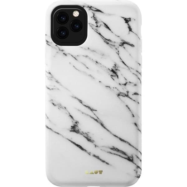 Mobilskal - LAUT - Huex Elements - iPhone 11 Pro Max - Vit Marmor - Stötskydd