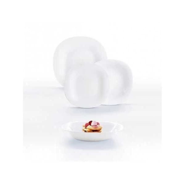 Tallrikar - Luminarc - Carine - Vit - Glas - 18 st