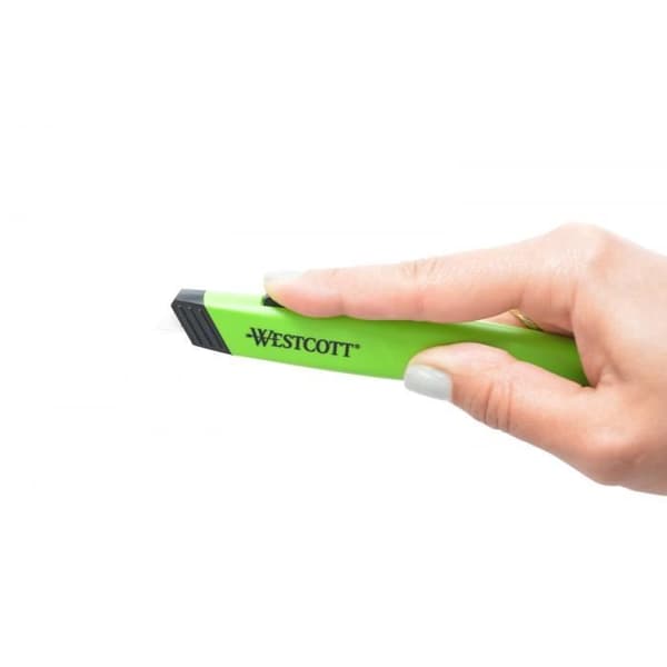 Westcott hobbykniv 15 cm keramik silver/grön