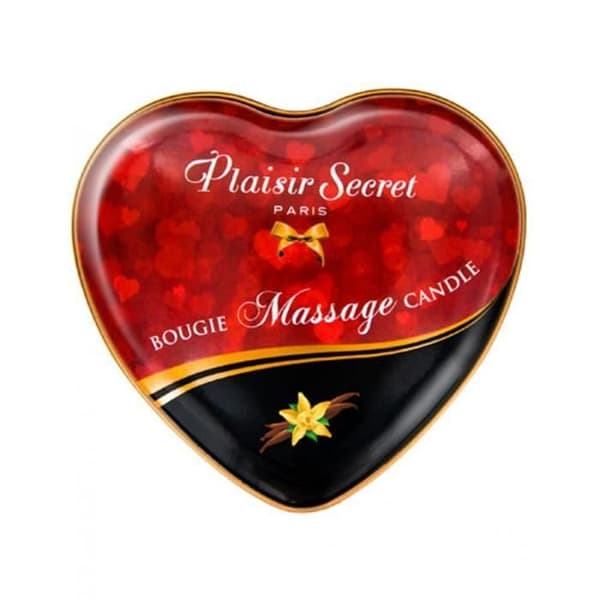 Mini vanilj massage ljus hjärta box 35ml U Vanilj