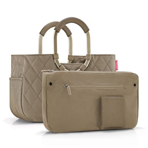 Shopperväska - REISENTHEL - Loopshopper - 40 cm - Rhombus oliv - Hållbar polyester