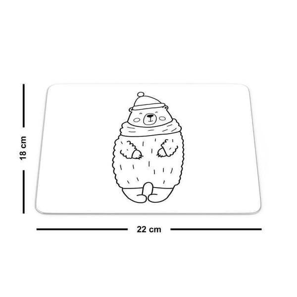 Musmatta - TRMPD113235 - Digitaltryckt - Halkfri gummi - 22x8 cm
