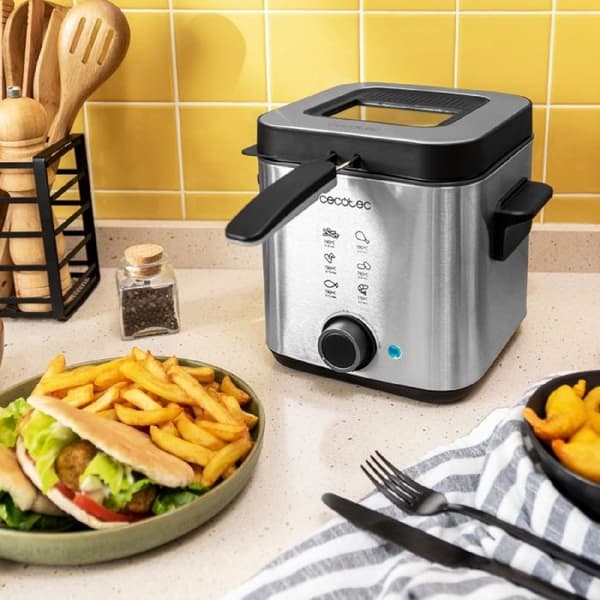 Cecotec Elektrisk Fritös CleanFry Advance 1500 Black d’1