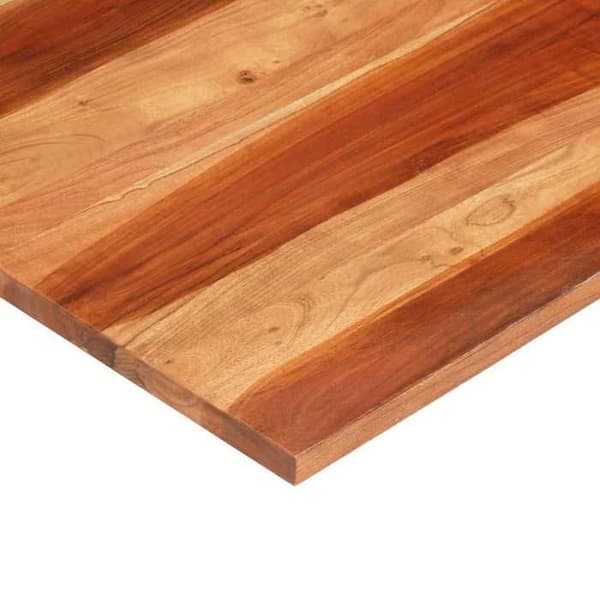 Bordsskiva Solid trä 25-27 mm 70x70 cm