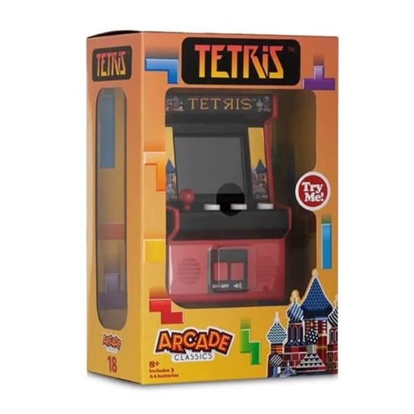 Barnens Arcade-spel Basic Fun Tetris Classic Arcade-maskin - röd
