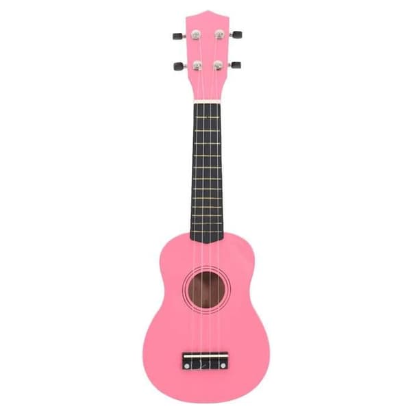 vidaXL Soprano Ukulele Set med väska för barn Rosa 23"