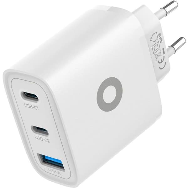 Nätadapter - MOBIL - MO13 - 40W - 2 USB-C - 1 USB-A - GaN