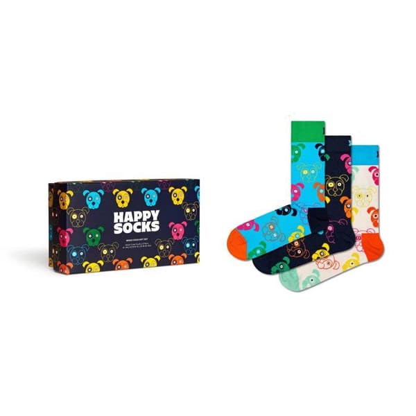 Happy Socks Strumpor Unisex - grafisk, 3-pack, 3-pack presentset