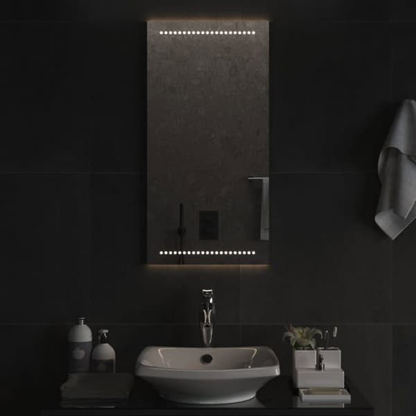 vidaXL LED-badrumsspegel 40x80 cm 3154049