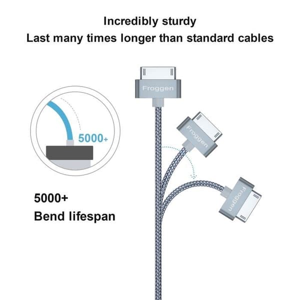 Froggen laddare - ip4-kabel-2m