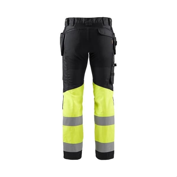 Blaklader stretch arbetsbyxor med hög synlighet