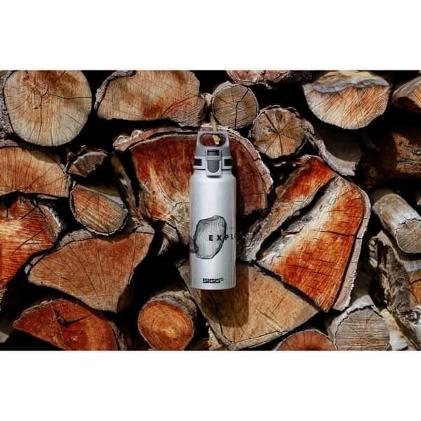 Gourde - SIGG - WMB Pathfinder - Återvunnen aluminium - 1L - Grå