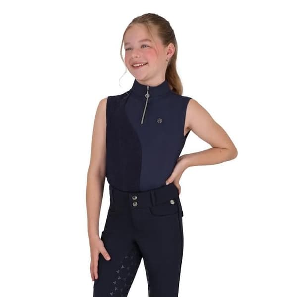 Ridsport polo flicka QHP Aubree