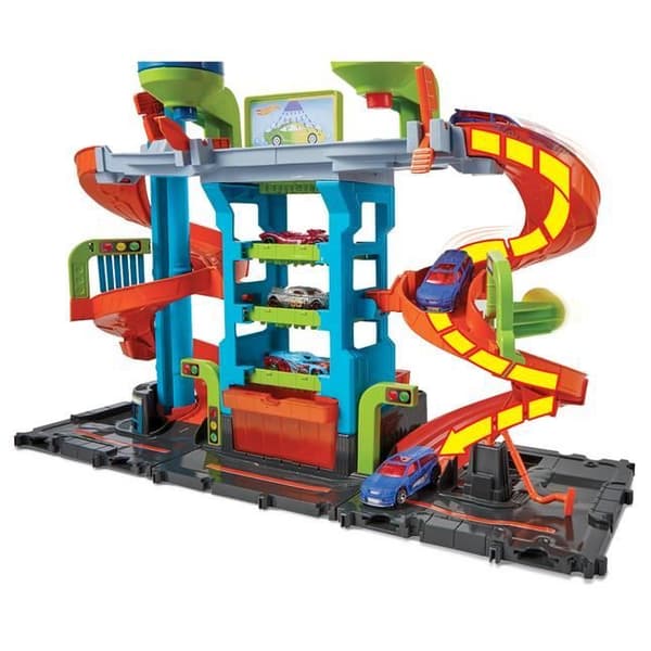 Hot Wheels City Mega Tower Miniatyr biltvätt