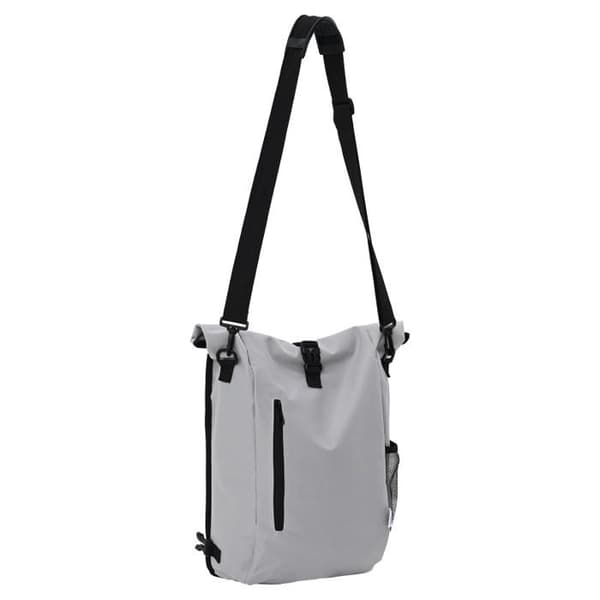 Cykelväska - 20 L - Grå - Polyester - Rullstängning