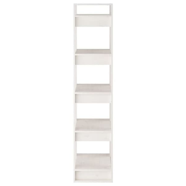 Bibliotek - Vit - 41x35x160 cm - Massivträ - Modern - Design