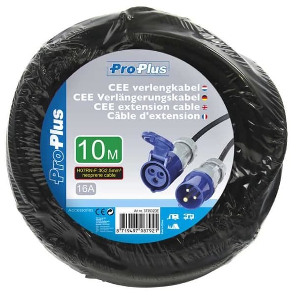 ProPlus Elförlängning CEE 10 m