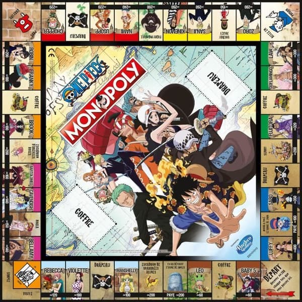 MONOPOLY One Piece - Brädspel - Fransk version