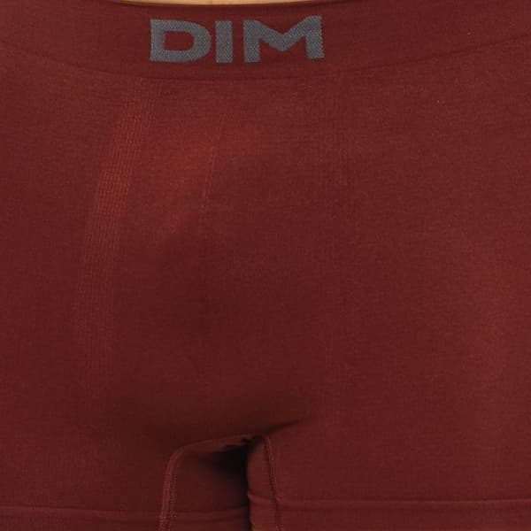 Pack av 2 Unno Basic sömlösa boxers D05HH för män - Grå vinröd