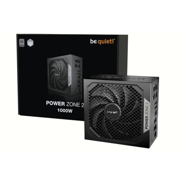 Strömförsörjning PC - BE QUIET! - POWER ZONE 2 - 1000 W - Certifierad 80 Plus Platinum - Modulinär