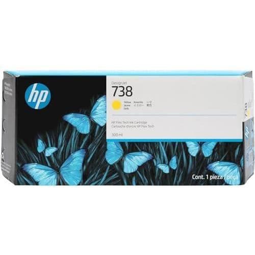 HP Bläck/ 738 300-ml GUL DesignJ
