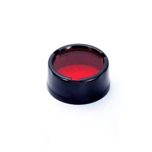 Filter - Nitecore - NFR25 - Röd - Härdat glas - 25mm diameter