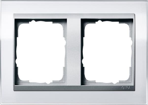 Gira - 0212726 - Event Clear Finishing Frame, Vit