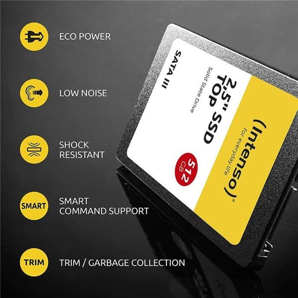 SSD intern 6.35 cm (2.5) Intenso Top Performance 256 GB