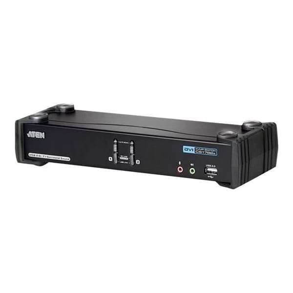 KVMP-switch, 2-portar, ATEN CubiQ CS1782A, DVI, U...