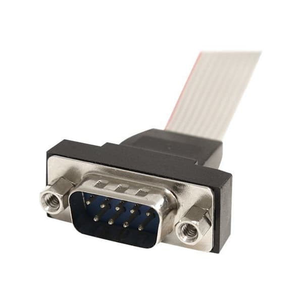 Serieks kabel hane 9-pinnar för panelmontering till moderns adapter 10-pinnar - 41 cm - STARTECH