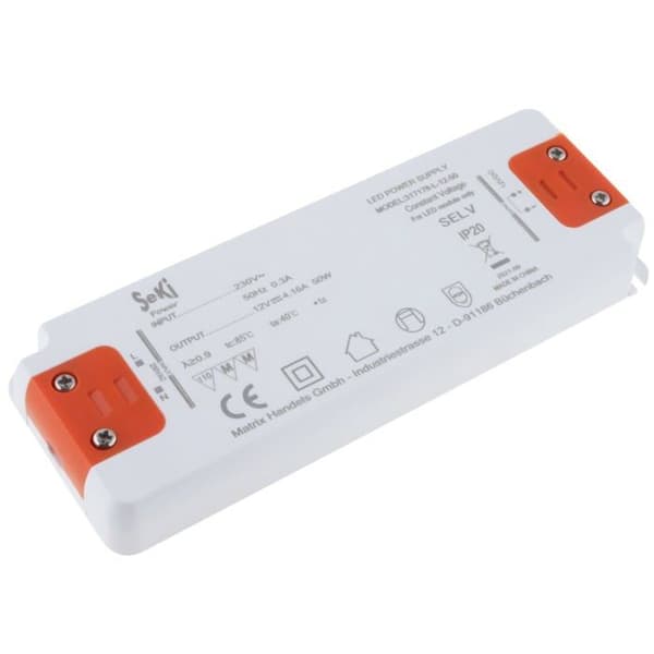 Transformator - SeKi - 317178 - 12 V DC - 4,16 A - 50 W
