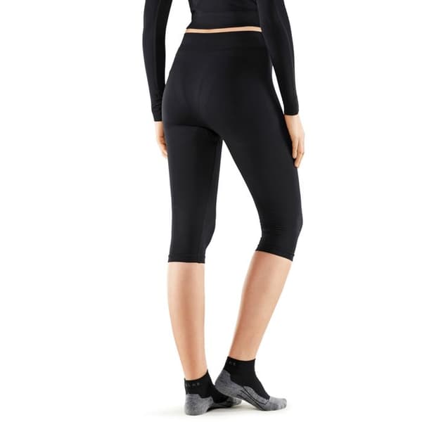 Legging 3/4 dam Falke Warm - svart