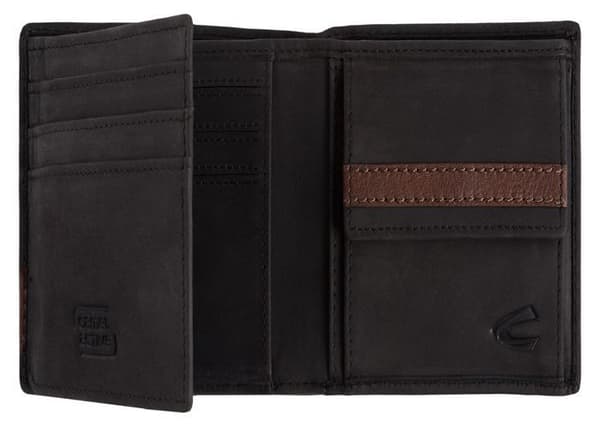 Plånbok - CAMEL ACTIVE - CM0229 - Läder - Svart - Integrerat RFID-skydd